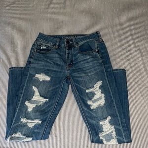 American eagle ripped jeans